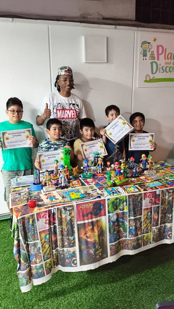 Taller de Plastilina creativa en Play and Discover